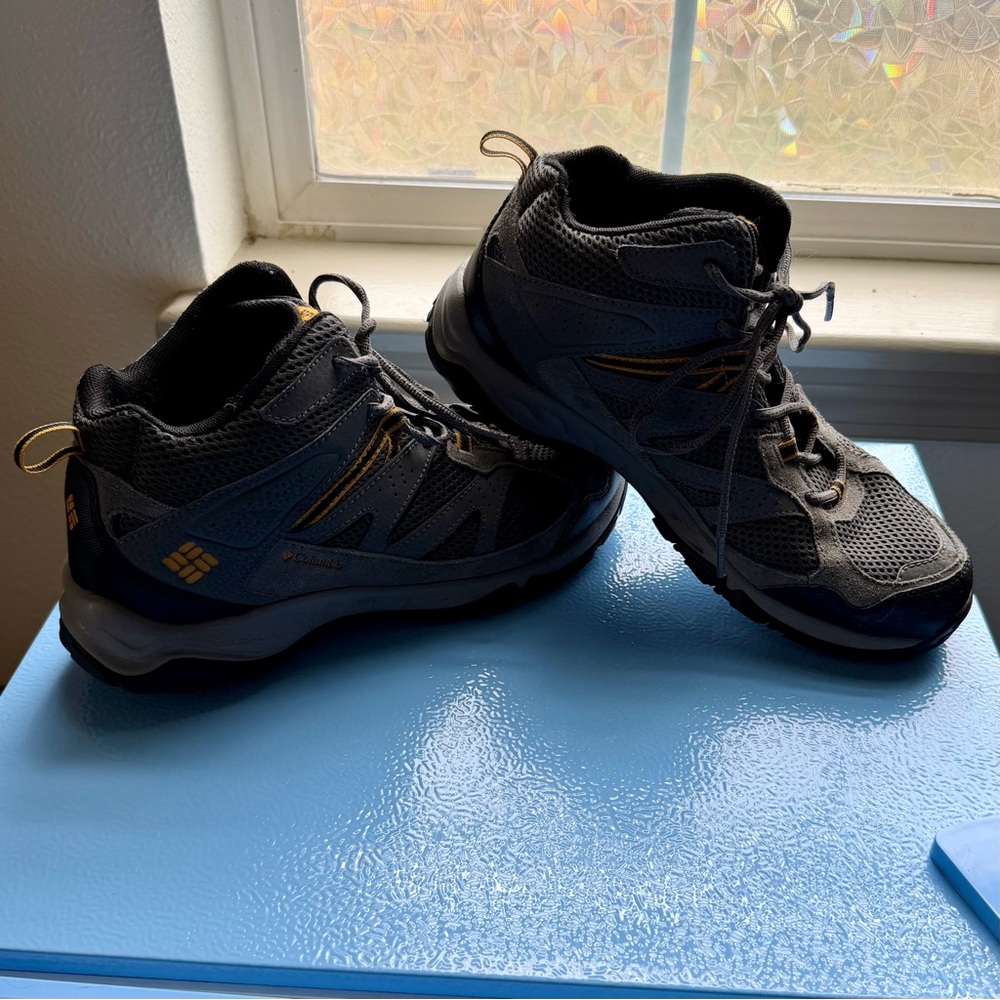 Columbia Plains Ridge Mid Grey Hiking Boots Mens Size 9.5 - Picture 3 of 5
